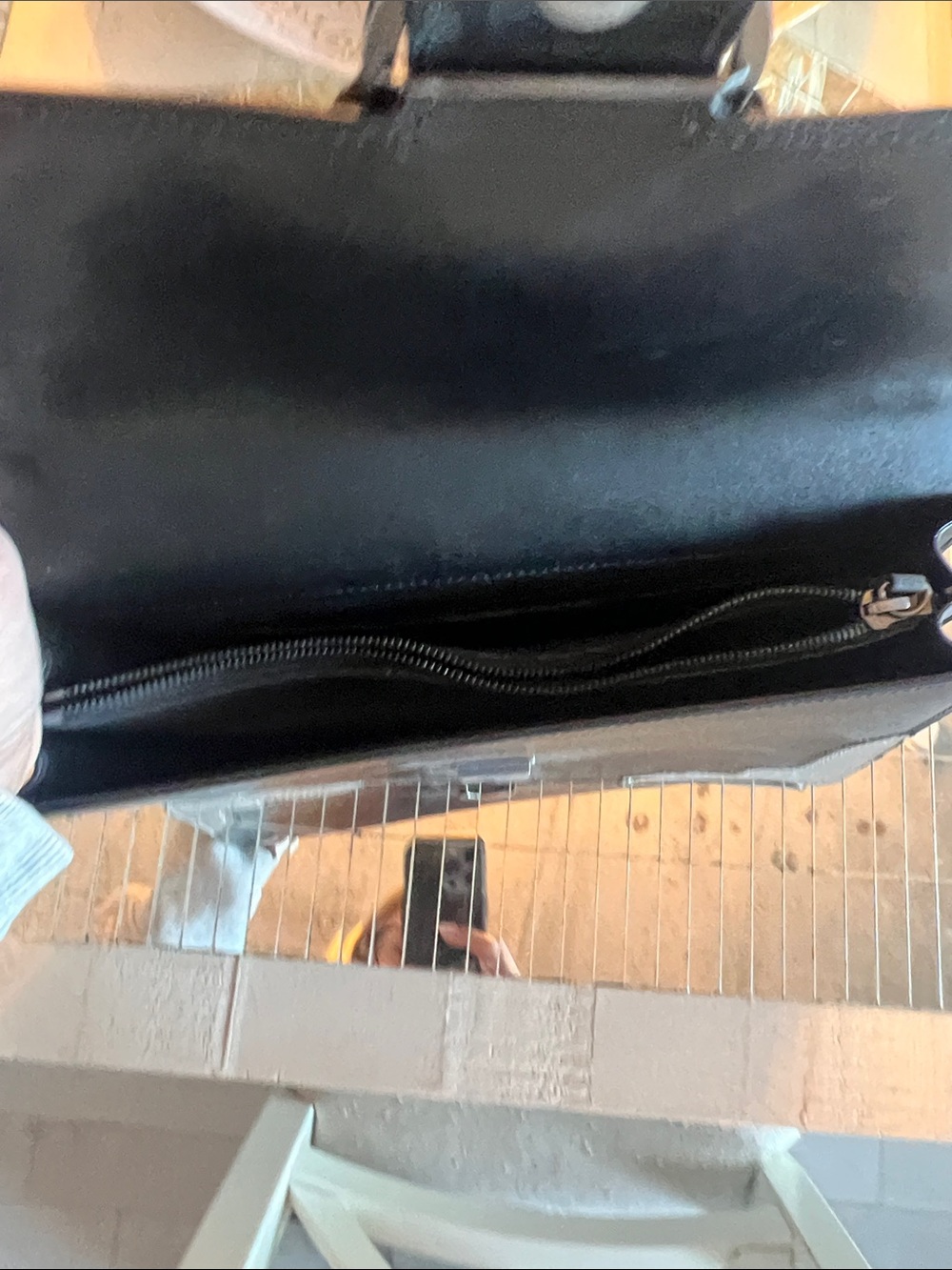 Pinko black Leather Crossbody Bag with Pink Rose Embroidery. Silver and Gold - Picture 4 of 5